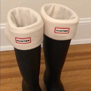 Hunter tall boot socks size M
